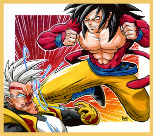 Goku vs Baby par Sym